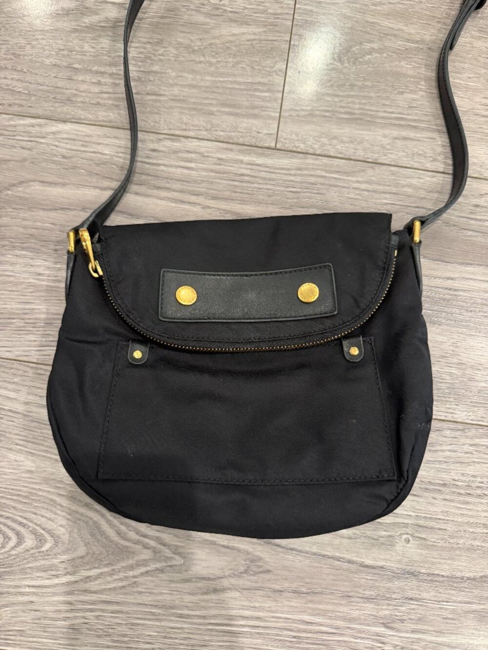Marc Jacobs Preppy Nylon Mini Natasha Crossbody Bag - Black